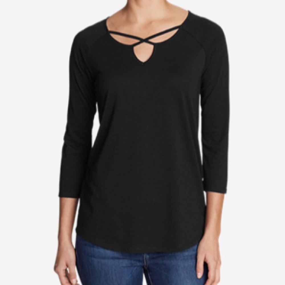3/4 Sleeve Eddie Bauer top